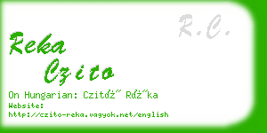 reka czito business card